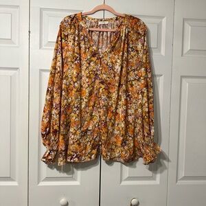 Entro Multicolor Floral Blouse